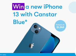 Win a 128GB iPhone 13 in Blue
