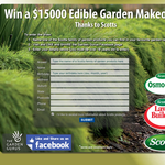 Win a $15,000 'Edible Garden' makeover!
