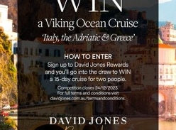 Win a 15 Day Viking Ocean Cruise for 2