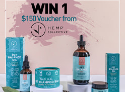 Win a $150 Voucher to spend on Natural Pet Care & Grooming Range