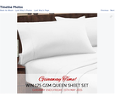 Win a 175 GSM Queen Sheet Set