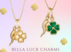 Win a 18K Gold Four Leaf Clover Necklace