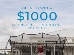 Win a $1K Springfree Trampoline Voucher