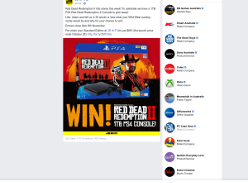 Win a 1TB PS4 Red Dead Redemption II Console