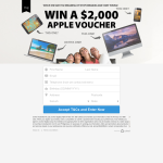 Win a $2,000 Apple Voucher