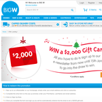 Win a $2,000 'Big W' gift card!