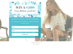 Win a $2,000 'Coco Ribbon' wardrobe!