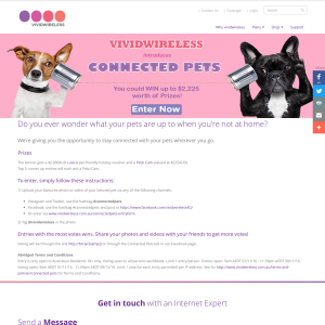 Win a $2,000 'Luxico' pet-friendly holiday voucher & a Petzi Cam + MORE! - VIVIDWIRELESS