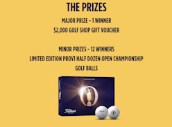 Win a $2,000 Pro Shop Gift Voucher