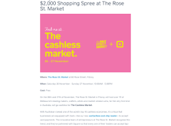 Win a $2,000 Shopping Spree at The Rose St. Market
