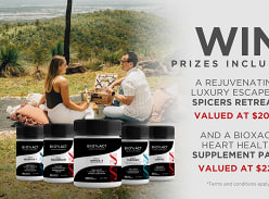 Win a $2,000 Spicers Retreats Voucher or a BioXact Heart Health Supplement Pack