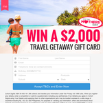 Win a $2,000 Travel Getaway Card