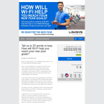 Win a $2,000 Visa gift voucher or 1 of 3 Linksys RE6700 Range Extenders