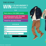 Win a $2,500 voucher to spend at 'The Iconic' + a photo shoot & full styling session for you & a friend!