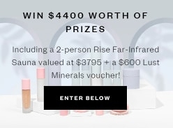 Win a 2-Person Rise Far-Infrared Sauna and Lust Minerals Voucher