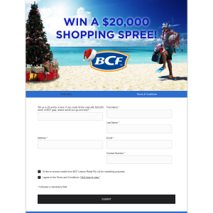 Win a $20,000 Shopping Spree