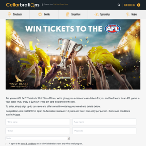 Win a $200 EFTPOS Gift Card & 6 Tickets to an AFL Game