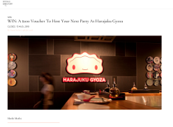 Win A $200 Voucher To Host Your Next Party At Harajuku Gyoza