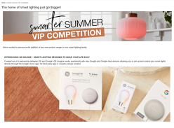 Win a $2000 smart lighting package + a $250 lighting design consultation!