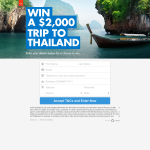 Win a $2000 Trip to Thailand