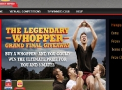Win a 2012 Toyota AFL Grand Final Weekend experience + Instant Win