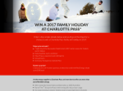 Win a 2017 family holiday at Charlotte Pass!