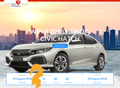 Win a 2018 Honda Civic Hatch