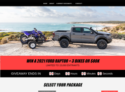 Win a 2021 FORD RAPTOR + 3 BIKES OR $80K