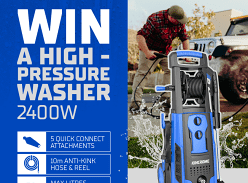 Win a 2400W High Pressure Washer