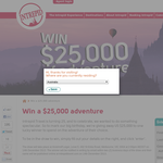 Win a $25,000 adventure!