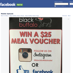 Win a $25 dollar meal voucher - Black Buffalo Hotel
