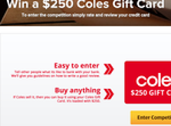 Win a $250 Coles gift card!