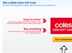 Win a $250 Coles Gift Card