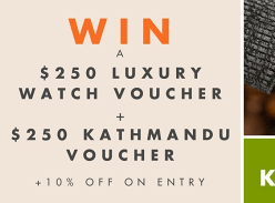 Win a $250 Jenta Bay Voucher and a $250 Kathmandu Voucher
