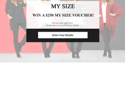 Win a $250 'My Size' voucher!
