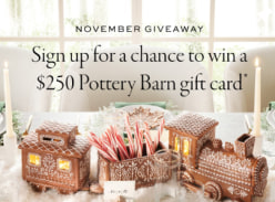 Win a $250 Pottery Barn Gift Voucher