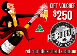 Win a $250 Retro Print Merchants Gift Voucher