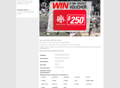 Win a $250 sports voucher!