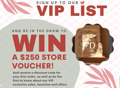 Win a $250 Store Voucher