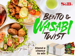 Win a $250 Supermarket Voucher, S&B Wasabi & Bento Lunch Box Set