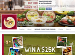 Win a $25K world food tour for 2!