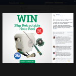 Win a 25m Retractable Reel, a Super Jet Washer & a 9 Pattern Sprinkler!