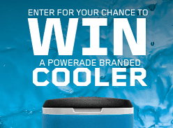 Win a 28L Powerade Cooler with Wheels