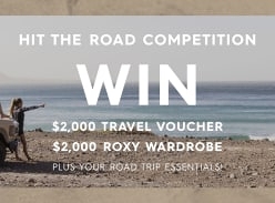 Win a $2K Flight Centre Voucher & $2K Roxy Voucher