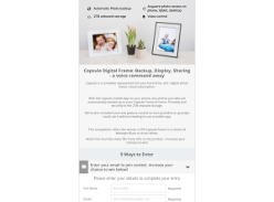 Win a 2TB Capsule Frame in a choice of Midnight Black or Arctic White