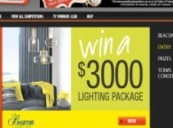 Win a $3,000 lighting package!