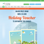Win a $3,500 holiday voucher!