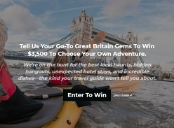 Win a $3,500 Travel Voucher to Explore Great Britain
