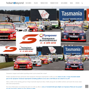 Win a 3 day Trackside double pass to the Tyrepower Tasmania SuperSprint