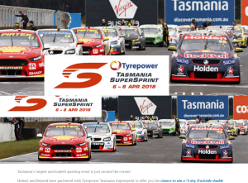 Win a 3 day Trackside double pass to the Tyrepower Tasmania SuperSprint